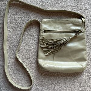 HOBO Cream Crossbody Bag